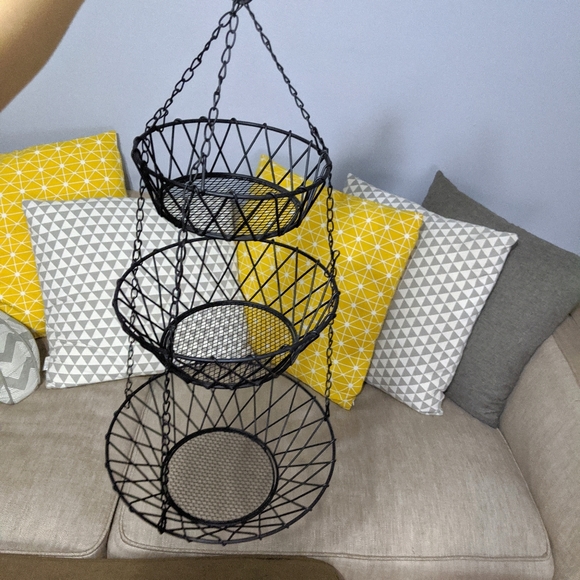 3-Tier Hanging Fruit Basket - Picture 2 of 5
